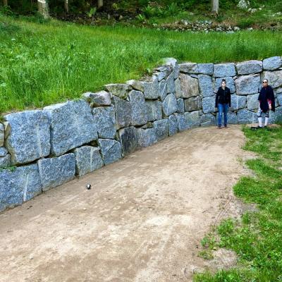 Le nouveau terrain de pétanque